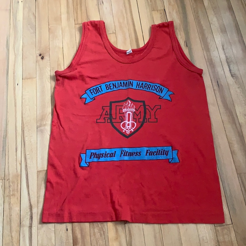 Vintage army tank top
